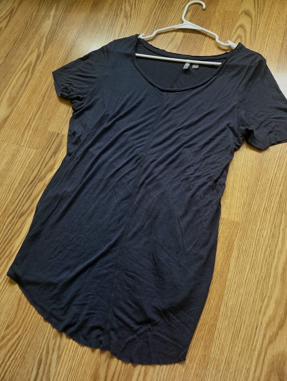 ASOS Short Sleeve Scoop Neck Longline Shirt